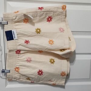 NWT. 5 Pair Old Navy Linen Blend High-waisted Pull-on Shorts Sz. Large